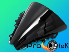2006-2007 Yamaha YZF R6 R6R ABS Smoke Black Double Bubble Windscreen Windshield