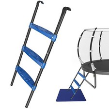 Trampoline Ladder 39inch Long 3 Step Trampoline Steps with Horizontal Wide St...
