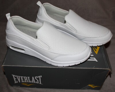 EVERLAST Teddy Slip on Sneakers Size Shoes White Medium NEW Men's With  Box!