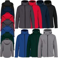 Ladies Kariban Soft Shell Fleece Lined Waterproof Windproof Outdoor Work Jacket