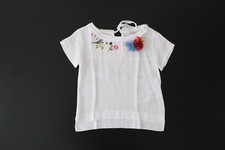 T-SHIRT BIANCO MAGLIA BAMBINA (TAGLIA: 4 ANNI CM104) "MONNALISA" 119620AA (-50%)