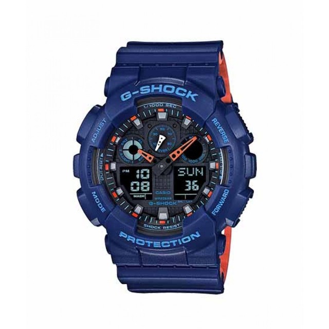 g shock ga 100 blue