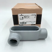 5 Pack Emerson Appleton APPLR27 Conduit Body 3/4" Form 7 Type LR