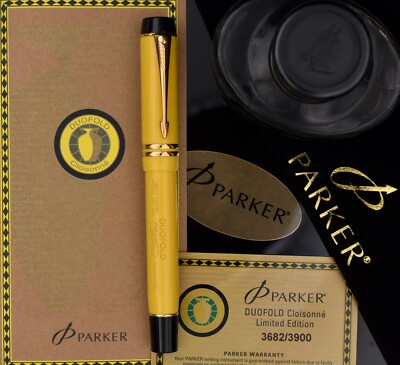PARKER 2006 Duofold Cloisonné Limited Edition 3900 Fountain Pen