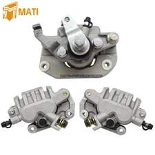 Front & Rear Brake Calipers w/Pads for Honda Sportrax 450 TRX450R 2004-2009