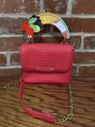 Betsey Johnson BJ34660N Women' Red Magnetic Closure Fruity Handle Flap Sling Bag