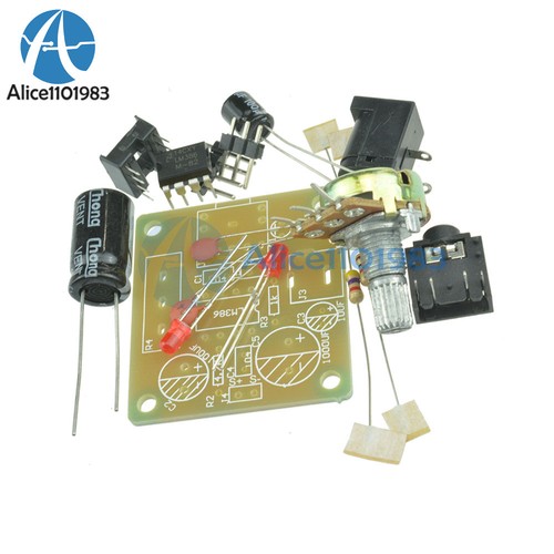 Mini LM386 LM386 200 Audio Power Amplifier Board Module DC 3V-12V LM386 DIY Kit - Picture 16 of 22