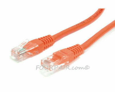 10ft CAT5e Ethernet Network LAN Router Patch Cable Cord Wire 350 MHz RJ45 Orange