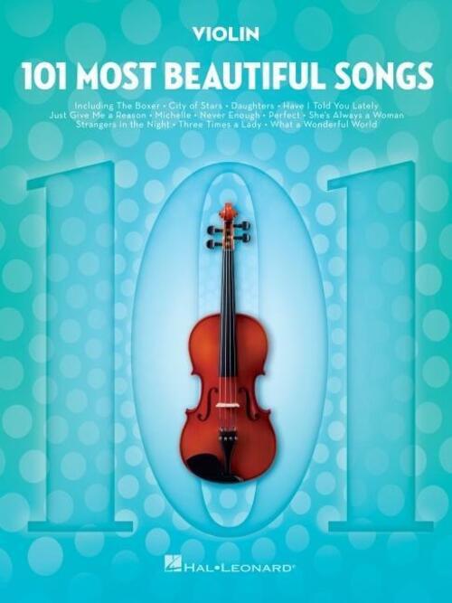 Thumbnail - 101 Most Beautiful Songs For Violin | Hal Leonard Corp | Englisch |