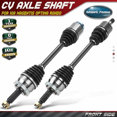 Set of 2 CV Axle Shaft Assembly for Kia Magentis Optima Rondo Front Left & Right