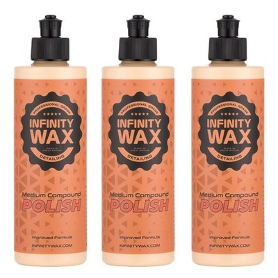 3x Infinity Wax Medium Cut Compound Politur 250ml Lack Defekt Entferner Glanz