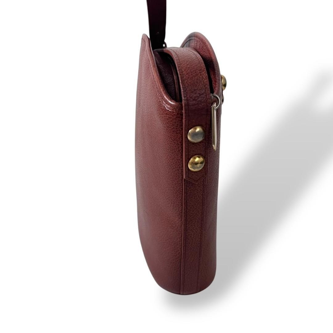 Borsa a tracolla YSL Yves Saint Laurent vintage borchiata marrone ottime condizioni