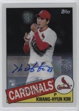 2020 Topps 29/99 Kwang-Hyun Kim #85TC-14 Auto 0s3