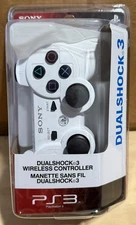SONY PLAYSTATION 3 PS3 DUALSHOCK 3 WIRELESS CONTROLLER WHITE OEM *BRAND NEW*