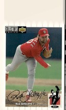 1994 Collector's Choice #548 Rick Sutcliffe silver Signature