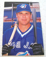 Ed Sprague 1994 Team Postcard AUTOGRAPHED baseball card MLB TORONTO BLUE JAYS $$