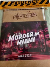 Cryptic Killers Unsolved murder mystery game - Murder in Miami