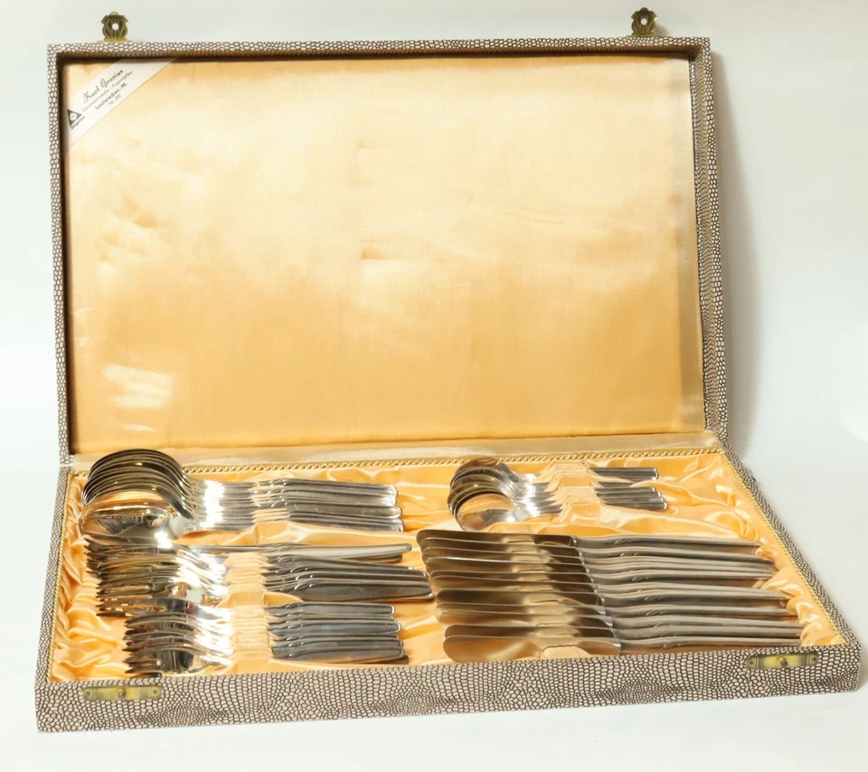 Altes WMF Paris 3500 Silberbesteck 90 Silber Besteck Essbesteck Fächerbesteck 12 - Bild 2 von 4