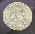 Franklin Half Dollar 1963-D 90% Silver Circulated 50C