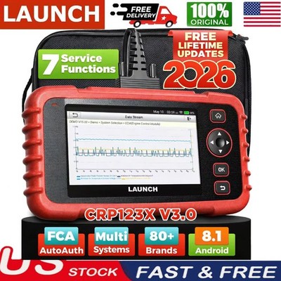 2026 Newest LAUNCH CRP129X V3.0 Elite OBD2 Diagnostic Scanner Upgrade of CRP123X