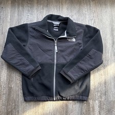 The North Face Kids Fleece Jacket Boys 7-8 Recycled Polyester Black