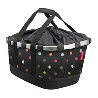 Klickfix City-Tasche Bikebasket Gt Dots, 33X27X42Cm, Mit Uniklip, Schwarz/Bunt