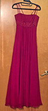 Davids Bridal Womens Red Formal Dress Gown Evening Maxi Sz 2