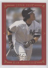 2008 Upper Deck Masterpieces Red Paper Framed Hideki Matsui #63 4xw