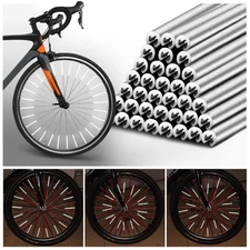 PSLER 72 PCS Spokes Reflectors - Spoke Skin Spoke Covers Trim Wrap Cover Decorat