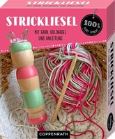 Strickliesel Set Mit Garn, Holznadel & Anleitung - DIY Stricken, Handarbeit