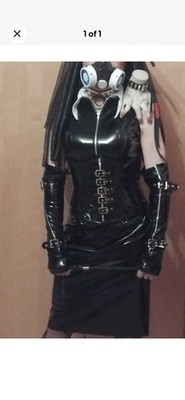THE FEDERATION GUMMI WEISS KRAGEN MISTRESS STIL TOP BRANDNEU