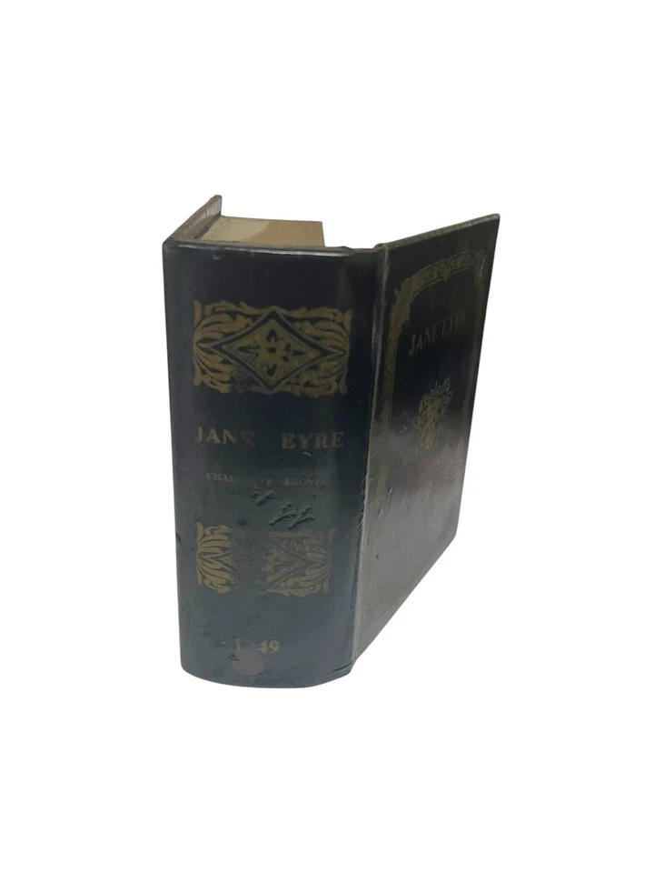 Jane Eyre Faux Wooden Book Box Decorative Storage Classic Vintage Wood Design - Image 4 of 4