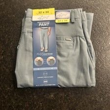 Greg Norman Men s Performance Pant ML75 GREEN 32X34 NWT- Comfort Stretch Fabric