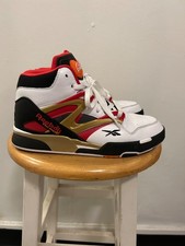 Reebok Omni Zone 2 Pump "Atlanta" White Mens Size 9.5