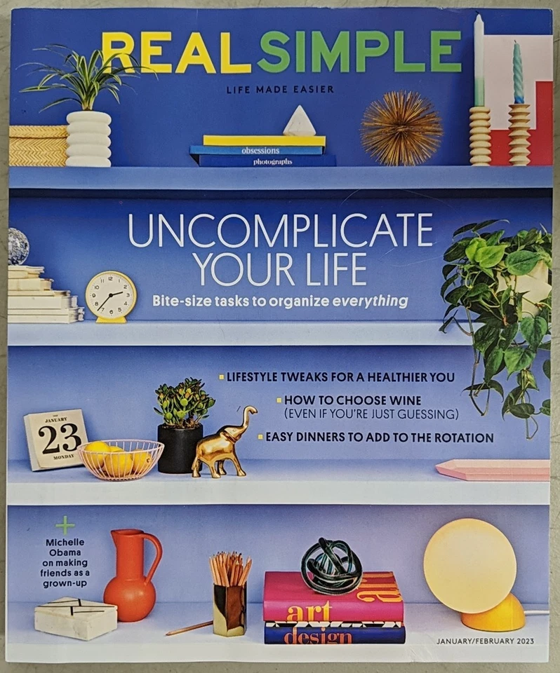 Real Simple Magazine Clean For Spring Get Organized Bite-size Tasks Holiday R X6 - Image 4 of 4