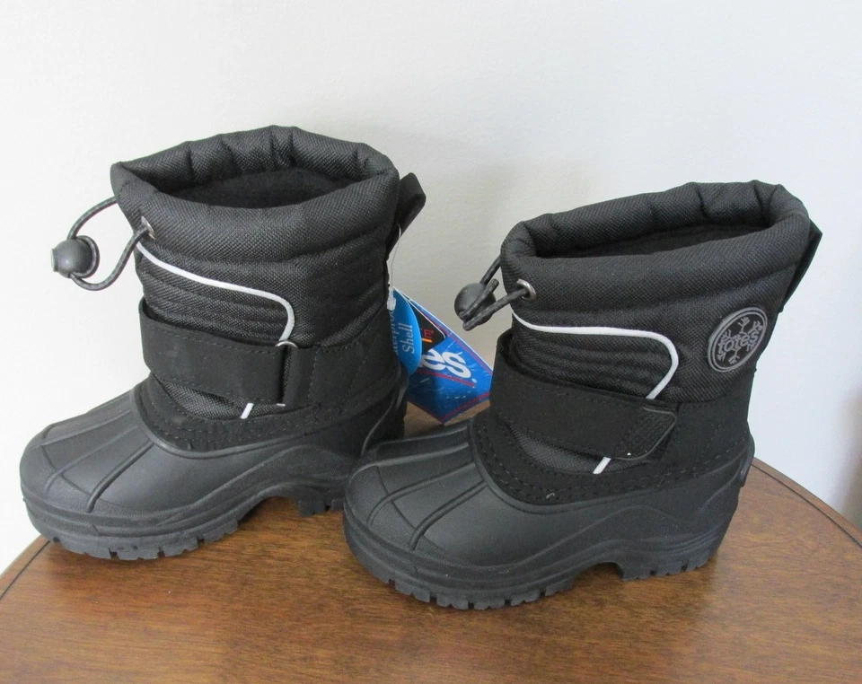 NEW TODDLER BOYS TOTES TAELOR WATERPROOF WINTER SNOW BOOTS 5T 5 6T 6 10T 10 - Image 4 of 4