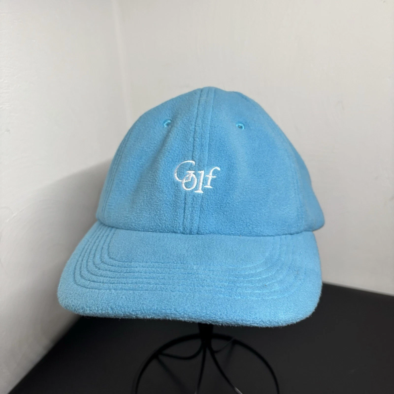 Golf Wang Polar Fleece Hat Baseball Cap Light Blue Adjustable Made in USA