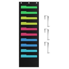s Hanging Wall File Organizer for A4 Size Paper/Legal/Letter Size 10 Pocket