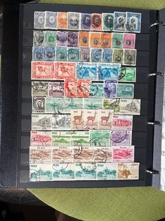 Kleines Lot Dublettenposten Peru allermeist gestempelt bis ca. 1952