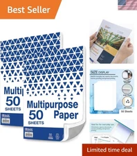 Blank Paper Copy & Multipurpose Paper - 8.5" x 11" White Color Printer Paper ...