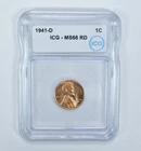 1941-D Lincoln Wheat Cent MS66 RD ICG *3487