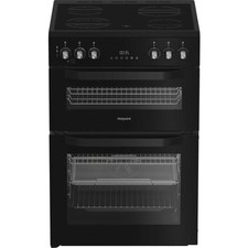 HOTPOINT UK APPLIANCES LIMITED Electric Double Oven Cooker - HDE6VDCASB1
