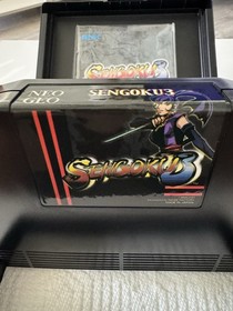 Sengoku 3 (Neo Geo AES, 2001) English  USA complete in box MINT