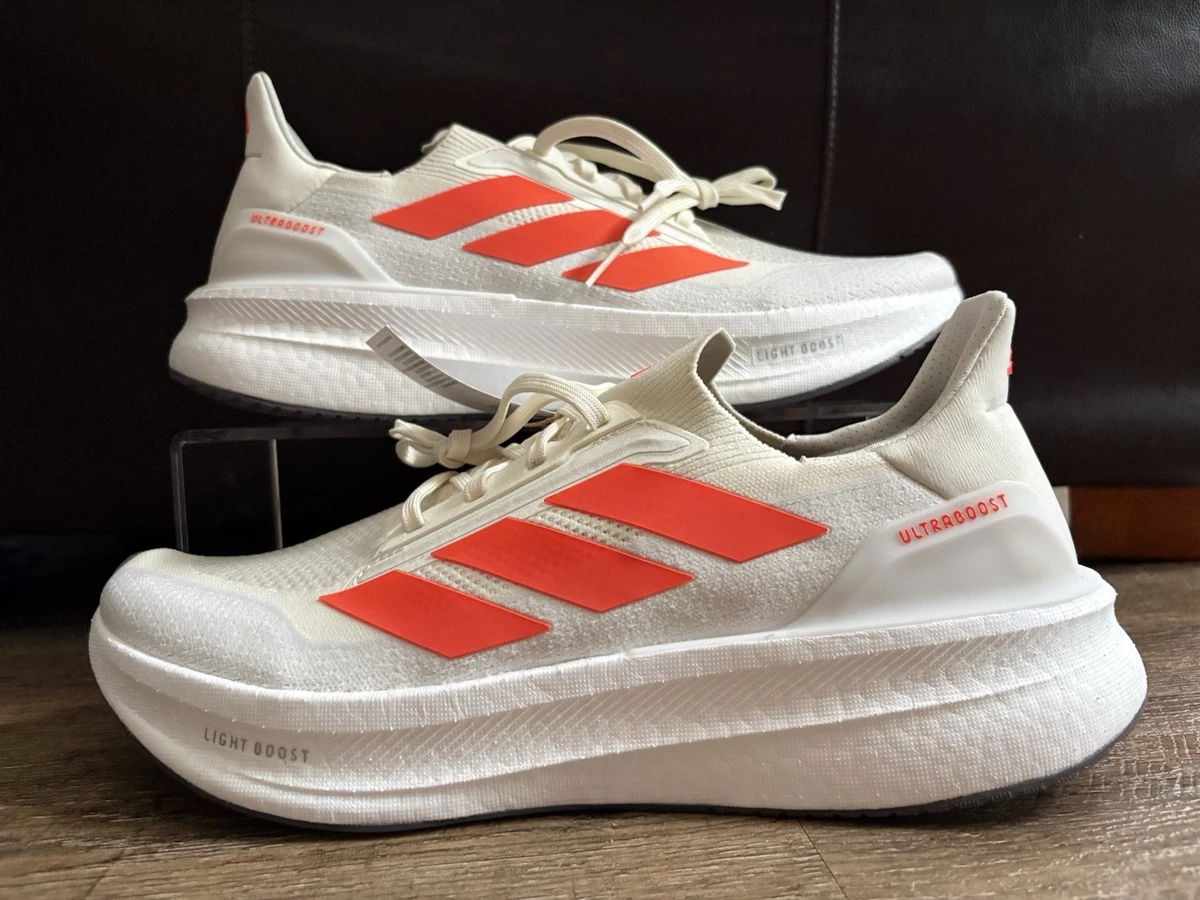 Adidas UltraBoost 5X Off White Impact Orange for sale | eBay