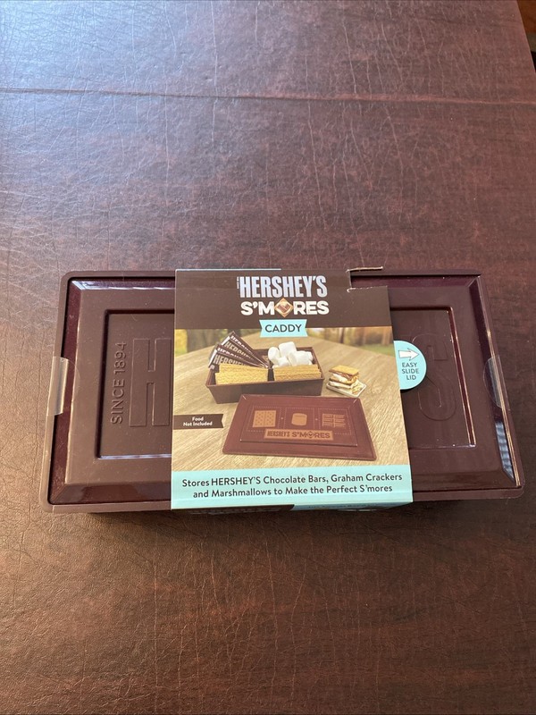 New HERSHEY S’more Box - Camping, Outdoor, Cooking, Baking, Candy, Container