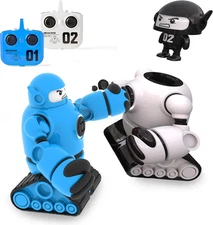 Mecha Rivals Remote Control Battle Robots, Two-Player Wireless Fighting Robots G