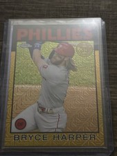 2021 Topps Silver Pack 1986 Topps Chrome Baseball Bryce Harper #86BC-20 Gold /50