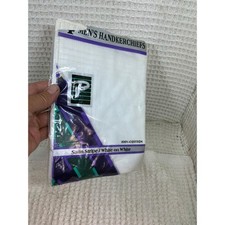 Classic Mens Paris Accessories Handkerchiefs OS White