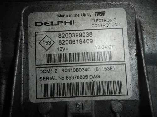 CENTRALINA INIEZIONE 237109U24A NISSAN NOTE (E11E) (02/06>09/13 - Immagine 2 di 4