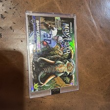 Barry Sanders Painted Mammoth Dino-Might over size Card. 1/1
